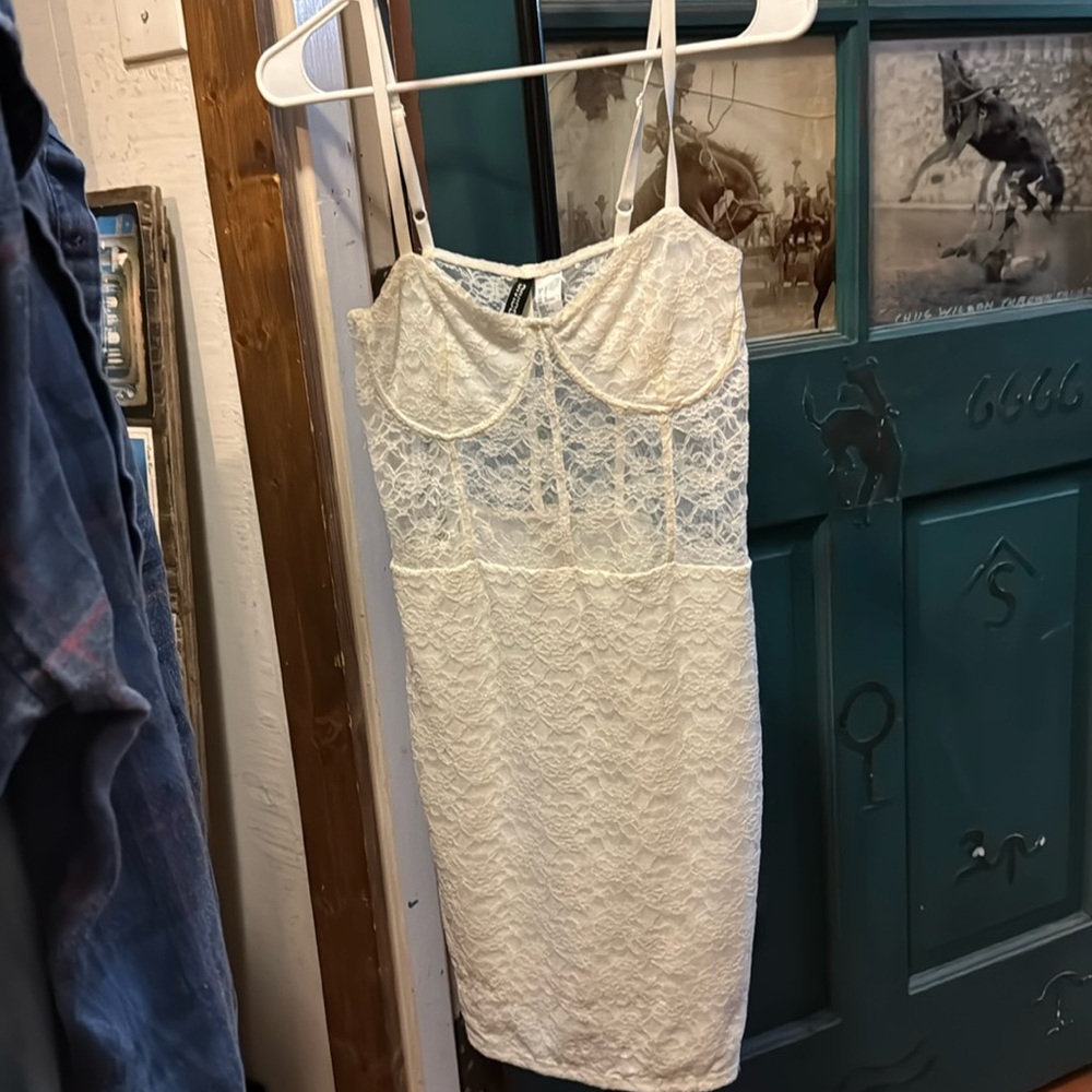 H&M sheer bodycon style dress
